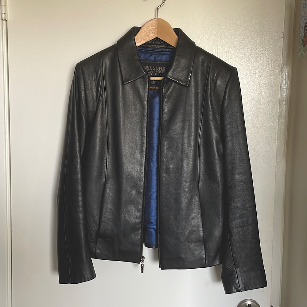 Wilson Leather Jacket with Thinsulate lining.
